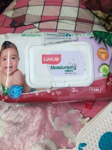 LuvLap Moisturizing Wipes - 72 Count