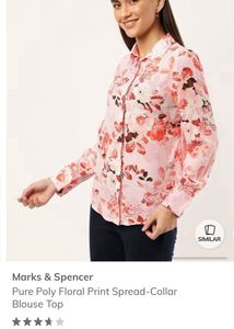 Marks And Spencer Floral Shirt