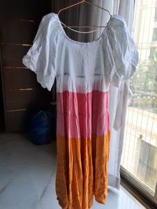 Pastel Coloured Maxi Dress