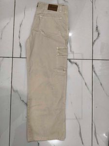 Beige Cargo Pants