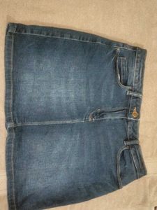 Denim Mini Skirt