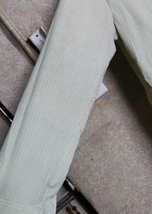Light Green Striped Shirt