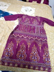 Combo-Elegant Purple n teal blue Kurta