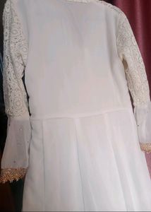Chikankari Partywear Anarkali Kurti Gown