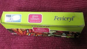 Fevicryl glass paint colors
