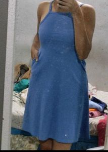 NOUN Blue Casual Dress