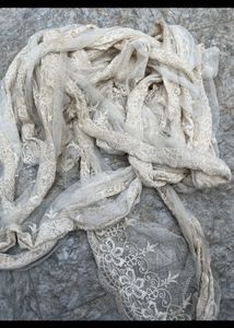 Bunch Of Imported Net Dyeable Lace