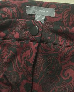 Patterned Skinny Pants