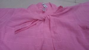 Pink Knot Flare Top
