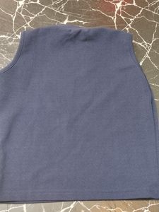 Blue Crop Top
