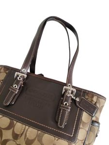 Authentic Coach Signature Shoulder Tote Bag
