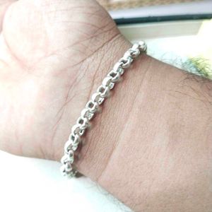 Pure Silver Link Chain ⛓️ Bracelet For Man&amp; Women.