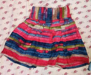 Stylish Cold Shoulder Top and Skirt