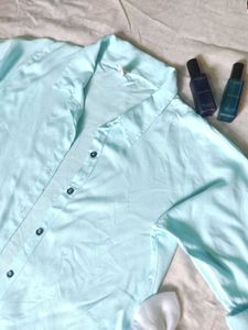 Blue Button Up Shirt