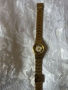 Golden Samsung watch