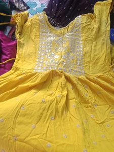 yellow kurti