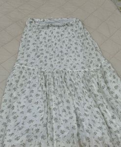 Floral Cottage midi Skirt