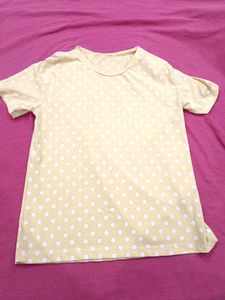 Yellow Polka Dot Tee