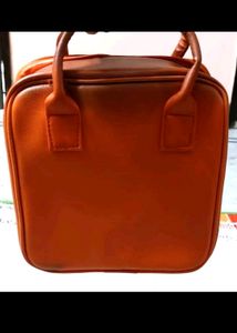 Orange Color Handbag