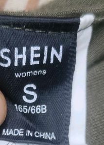 SHEIN OliveGreen Criss-CrossBack ThongBodysuit