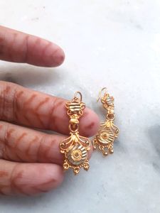 Gold plated earrings