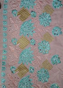 Embroidered Ethnic Dress Material