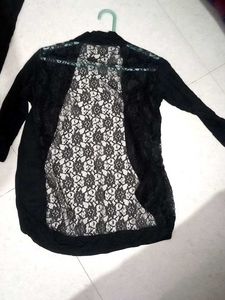 Elegant Black Maxi Dress With Jacket