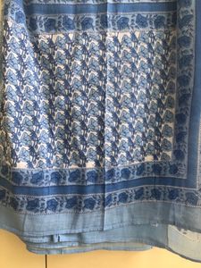 Cotton Churidar Set, Top, Big Shawl &amp; Pant