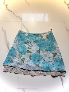 Floral vintage Mini Skirt
