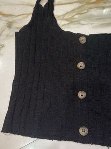Button Front Tank Top