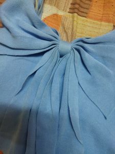 Blue Bow Cami Top