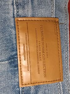 Double Waistband Denim Jeans
