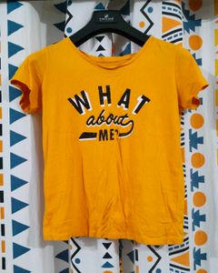 Yellow Womens Graphic Tee