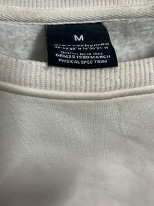 vintage Cream Embroidered Sweatshirt