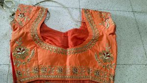 Fancy Choli With Stitch Blouse And Dupatta