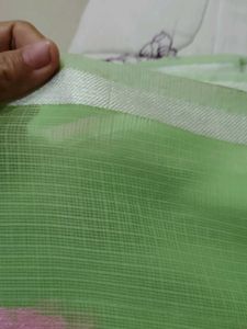 Green Floral Design Saree