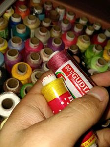 Colorful Thread Spools