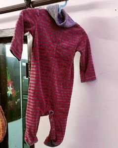 Cute Striped Baby Romper