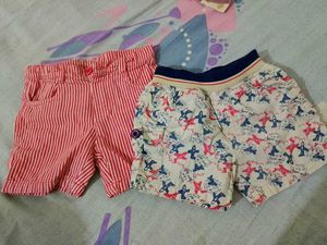2 Pairs of Fun Patterned Shorts