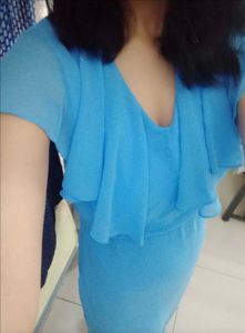 Pink Kurta With Dupatta + Blue Vero Moda Dress