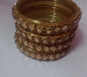 Golden Bangle Set