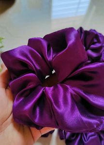 Set Of 6 Silk Scrunchies For Reselling Etc