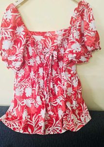 Jisora Pure Cotton Floral Co-ord Set