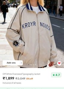 Off White Newme Jacket With Tag