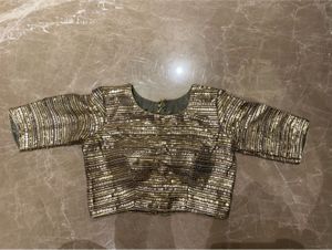 Golden Sequence Blouse, Never Worn