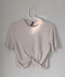 H&amp;M OFF WHITE TOP