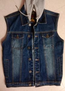 Roadster Denim Jacket With Removable Hoodie