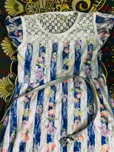 CUTE FROCK💙🦋🤍