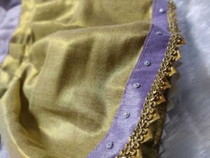 Golden &amp; Lavender Blouse