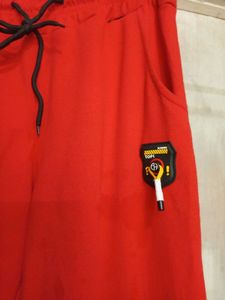 Red Jogger Pants